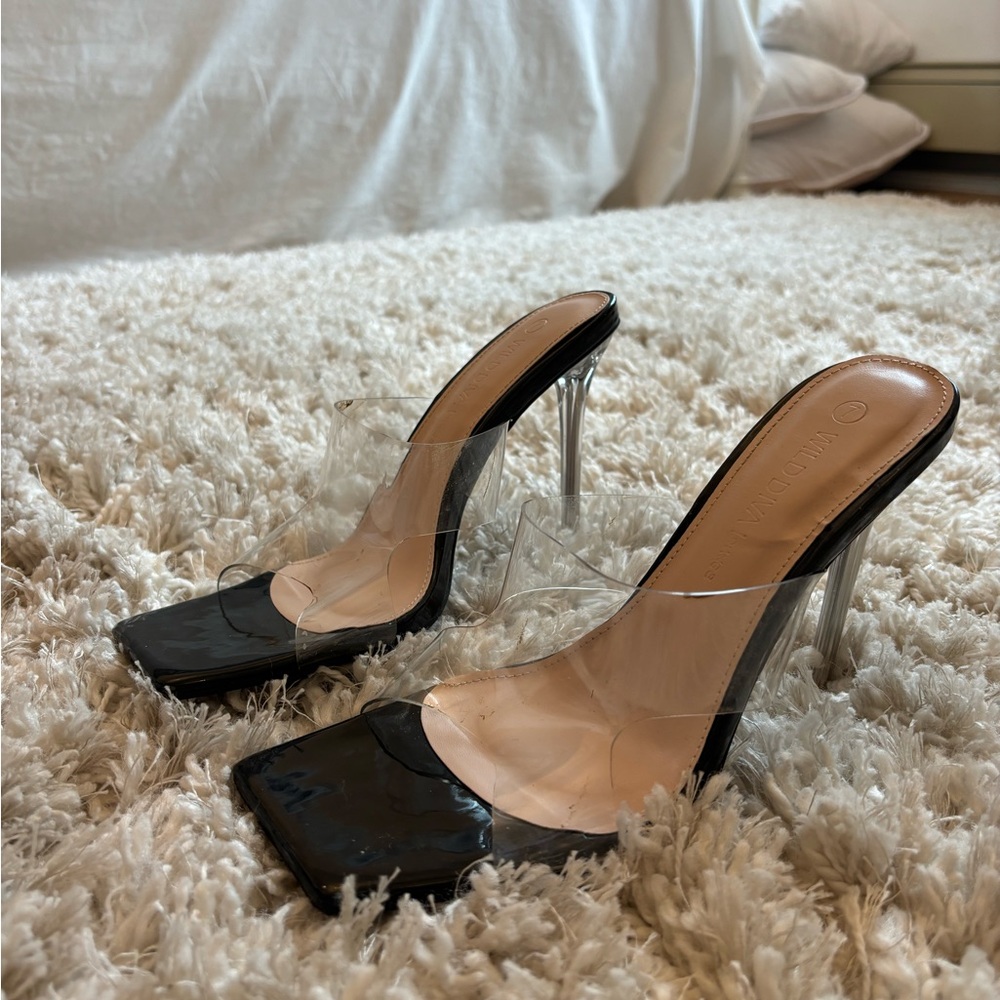 black heels